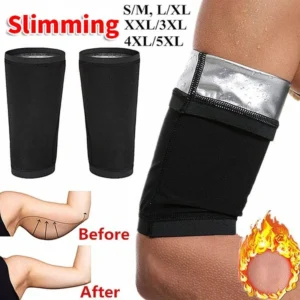 1Pair Arm Slimming ShaperS Compression Wrap Sport Sauna Sweat Bands for Weight Loss Women Workout Fitness Arm Trimmer Strap