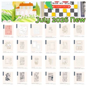 July 2026 New Coastal Cuttings Die Ciao Bella Borders Metal Cutting Dies Stamps Stencils for DIY Scrapbook Card Handmade Photo