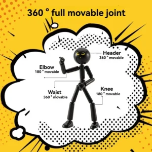 Movable 3d Printing Mannequin Multi-jointed Multi Joint Stickman Toy Novelty Action Figure Stickman Assembled Robot