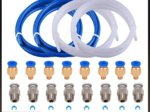 Creality 1M 2M 3D Printer PTFE Tube Bowden Tubing Upgrades with 8x PC4-M6/PC4-M10 3D Printer Bowden Tube for 1.75mm Filament