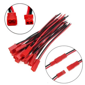 20pcs Male&Female Connector JST Plug Cable DIY 2 Pin Connectors Terminals