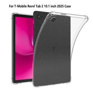 For T-Mobile REVVL Tab 2 10.1inch 2025 Protective Case Thickened Airbag soft Silicone Clear Funda Revvl Tab2 2025 10.1"TPU Shell