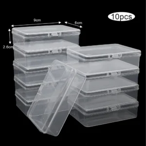 3/5/10Pcs Transparent Plastic Boxes Playing Cards Container Storage Case Packing Poker Game Card Box Board Games Card Organizer