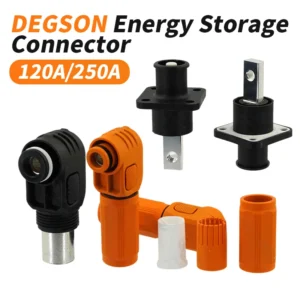 350A Single Core Energy Storage Connector 50/70/100/120/150/200/250A High Current Power Terminal Block Through Wall Power Plug