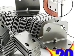 20pcs Angle Iron Board Table, Chair, Cabinet, Wardrobe, Fixed Connector, 90-degree Angle Iron Plate Bracket