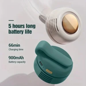 Portable Silent Mini Bladeless Electric Fan Small fan Clip on Shirt Waist Mini Bladeless Fan Adjustable 3-Speed For Outdoor NEW