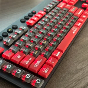 Dazzling Upgrade! G915 Dual-color Keycaps, PBT DIY Keycaps for Logitech G813/G815/G913/G915 TKL RGB Mechanical Gaming Keyboards