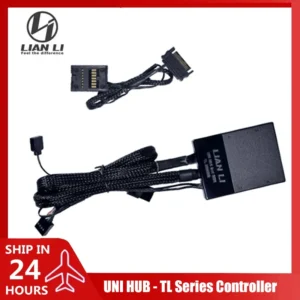 Lian Li UNI HUB – TL Series Fan Controller, Support TL 120 140 Or LCD Fans Only(Not for Wireless Series Fan)