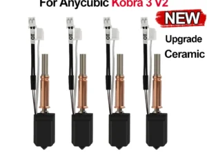 Upgraded Hotend kit For Anycubic Kobra 3 V2/Kobra 3 V2 Combo upgrade Ceramic Hotend Thermistor Hardened Steel Nozzle