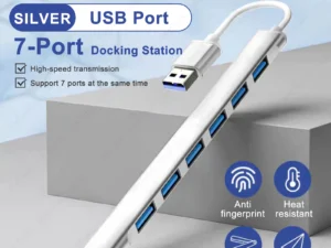 7 Ports USB HUB USB C USB 3.0 HUB 7-in-1 Type C Multi-port USB Splitter OTG Adapter USB Adapter for Macbook Pro Air PC Laptop
