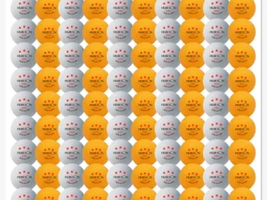 Huieson 3 Star Ping Pong Balls 50~100 PCS ABS 40+ New Material Table Tennis Balls Ping Pong Balls For Competition