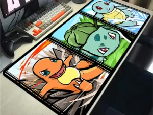 Mouse Pad Large Desk Mat Pokemones Anime Playmat Gaming Mouse Pad 900 × 400 Xxl Mousepad Speed Computer and Office Gamer Cabinet