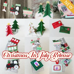 Christmas In July Release Tabletop Tree Car Metal Cutting Dies For DIY Decorating Scrapbook Paper Card Embossing Craft Felt Dies