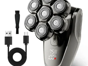 7D Head Shavers for Bald Men Detachable Head Shaver Dry Wet Bald Head Razor IPX7 Waterproof Shaving Machine with Type C Charge