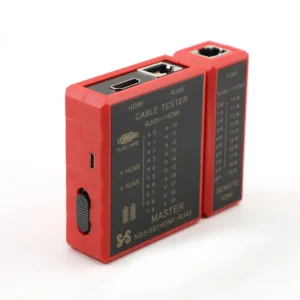 Multifunctional HDMI-Compatible Ethernet Tester Network Cable RJ45 Lan 8P8C POE Anti Burn RJ11 Telephone Line Protection