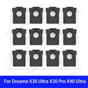 Dust Bags for Dreame X40 Ultra/L10s Pro Heat/X30 Ultra Accessories Mop Pads Disposable Activated Carbon Dust Bag Parts