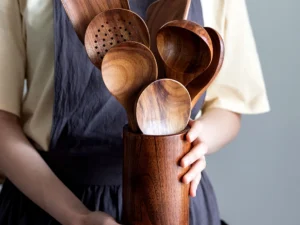Wood Kitchenware Cooking Set Household Spatula Spoon Set Salad Spoon Fork Stirring Spoon Kitchen Baking Set