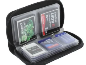 Memory Card Collect Bag SD Card Carrying Case Holder Wallet with 22 Slots for CF/SD/Micro SD/SDHC/MS/DS Card Bag Game Camera SD