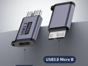Micro B USB C 3.0 Male to Type C Female Adapter Type-C USB3.0 Micro B Connector for External Hard Drive Disk HDD Cable Adapter