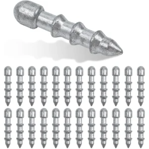 40Pcs Fishing Nail Weights Wacky Worm Sinker Weights Insert Sinkers Fishing Weights for Soft Worm Lures Wacky Rig Bass Fishing