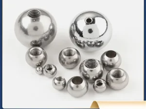Metric Thread Half Hole Ball M2 M3 M4 M5 M6 M8 M10 M12 Stainless Steel Drilling Balls Female Thread Blind Hole Bead OD 5-45mm