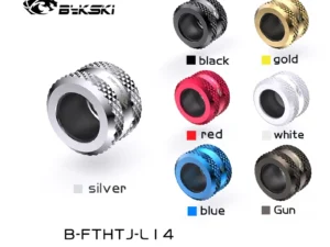 Bykski B-FTHTJ-L12/14/16 PC Water Cooling Hard Tube Fittings Connector for OD12mm/14mm/16mm Acrylic PETG Tube - Computer Hardwar