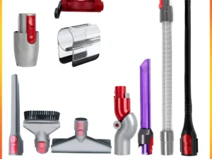 Flat Suction Nozzle Head For Dyson V7 V8 V10 V11 V12 V15 Mattress Brush Head Round Brush Soft Brush Vacuum Cleaner Parts
