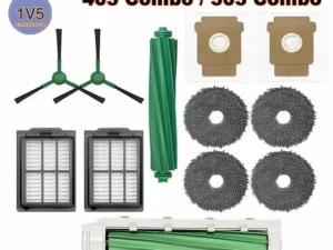 For IRobot Roomba Plus 405 Combo / 505 Combo Robot Vacuum Brush Cover Side Brushes Mop Cloths Filters Dust Bags Accessorie