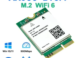 WiFi 6 Bluetooth 5.4 M.2 Network Card WDP-AX900 2.4G&5GHz Wireless Adapter For Laptop Computer Windows 10/11