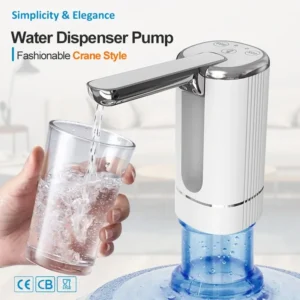 Water Dispenser Water Pump Electric Bottle Pump Mini Portable Water Pump Usb Foldable Household Automatic Water Dispenser