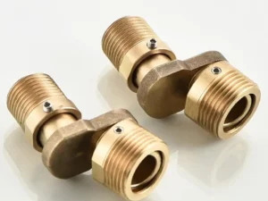 Universal Angled Curved Foot 360° Rotating Adjustable Adapter Eccentric Screw Corner Wall Mount Curved Shower Faucet Adapter