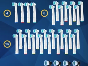 Toothbrush Head Compatible with Oral B Braun Electric Toothbrush 4-16Pcs/Set Precision Replacement Brush Heads For Smart Genius