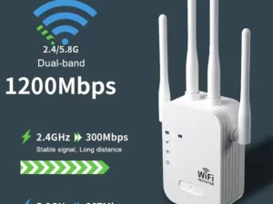 1200Mbps WiFi Repeater Wireless Extender WiFi Booster 5G 2.4G Dual-band Network Amplifier Long Range Signal WiFi Router Home