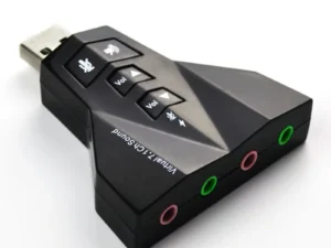 USB Virtual 7.1 Independent Sound Card Airplane Shaped Sound Card Computer Driver Free External Desktop Laptop