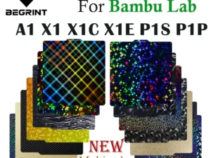 Build Plate for Bambu Lab A1 P1P P1S Smooth X1C Spring Steel Sheet Double Sided 3D Print For Bambu Bamboo X1 Carbon Plate Bed