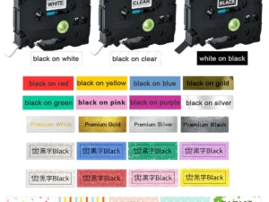 12mm Laminated/Pearlescent/Lovely pattern/Laser label Tapes Compatible tze-231 laminated tze-131L1 TZE-231L1 for pt-d210