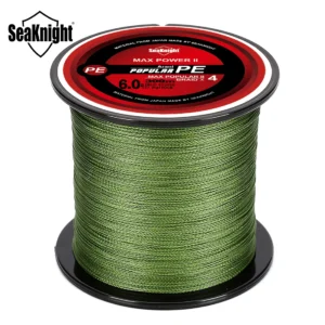 SeaKnight Brand 4 Strands Braided Fishing Line 8-100LB Multifilament PE Wire 300M 500M 1000M Freshwater Saltwater Fishing Pesca