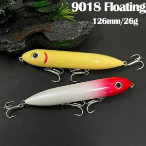 126mm 26g Big Floating Pencil Fishing Lures Top Water Artificial Bait Pesca Wobbler for Carp Walking the Dog Swimbait Equipment