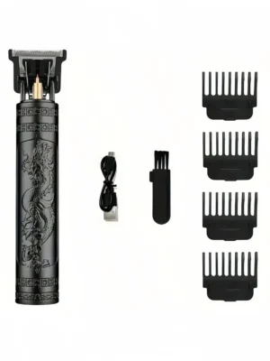 Professional Men’s Hair & Beard Trimmer, cordless rechargeable clipper grooming kit. Precision cutting, shaving and trimming, pe