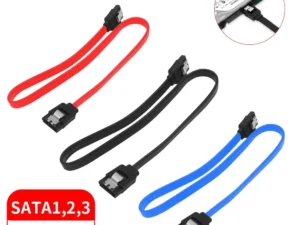 TISHRIC SATA Cable Sata3.0 Solid State Hard Disk Serial Data Cable Multi-Spec Flexible Sata Hard Disk Fast Transmission Cable