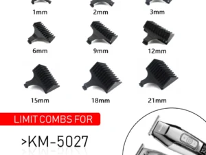 For Kemei KM-5027 1949 5098 9163 5021 Etc. Hair Trimmer Limit Comb Universal Black Guards Hairdresser Hair Cutting Guide