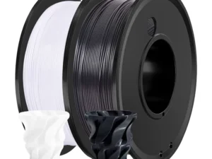 PETG 200G 3D Printer Filament Black and White 1.75mm High Quality FDM Printing Material Solid Color for 3D Printing