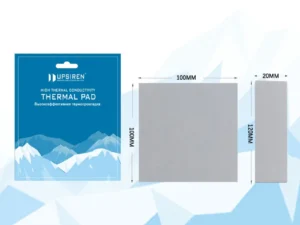 Upsiren 21W GPU CPU Heatsink Cooling Conductive Silicone Pad 100x100/120x20mm High Quality Original Authentic Thermal Pad