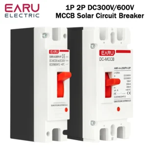 DC 300V 600V DC Solar Molded Case Circuit Breaker MCCB Overload Protection Switch Protector for Solar Photovoltaic PV 125A 250A