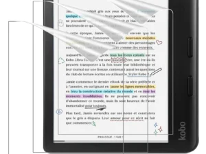 3 Pack Matte Screen Protector For Kobo Libra Colour 7 Inches 2024/Kobo Libra 2 E-Reader 7" 2021 PET Anti-Glare Screen Film