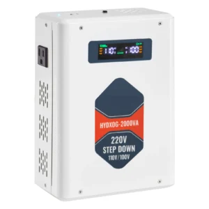SucceBuy Step Down/Up Voltage Converter 2000VA/3000VA 220V to 110V / 110V to 220V Power Transformer & Outlets USB Output Display