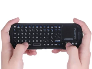 IPazzPort Mini Bluetooth & 2.4GHz Wireless Keyboard with Touchpad Mouse Combo for Android TV Box/PC/Tablet/PS4/Raspberry Pi 3/HT