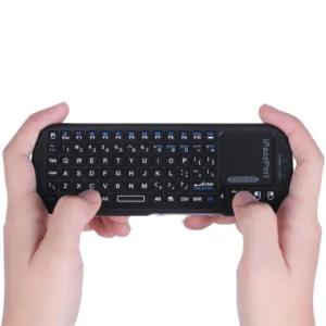 IPazzPort Mini Bluetooth & 2.4GHz Wireless Keyboard with Touchpad Mouse Combo for Android TV Box/PC/Tablet/PS4/Raspberry Pi 3/HT
