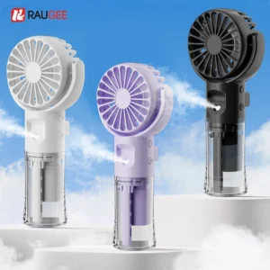 Portable Fan Mini Handheld Humidifier Fan USB Rechargeable Portable Handheld Mist Fan with Humidifier Mini Water Spray Hand Fans