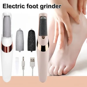 Electric Foot Grinder Professional Foot Repair Tool, Suitable for Dryness, Calluses, Dead Skin, Equipped with 2 Sanding Heads